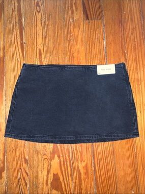 Abercrombie & Fitch Navy Blue Mini Skirt